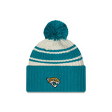 NFL 2022 JACKCONVILLE JAGUARS NEW ERA ON FIELD SIDELINE SPORT KNIT BOBBLE HAT