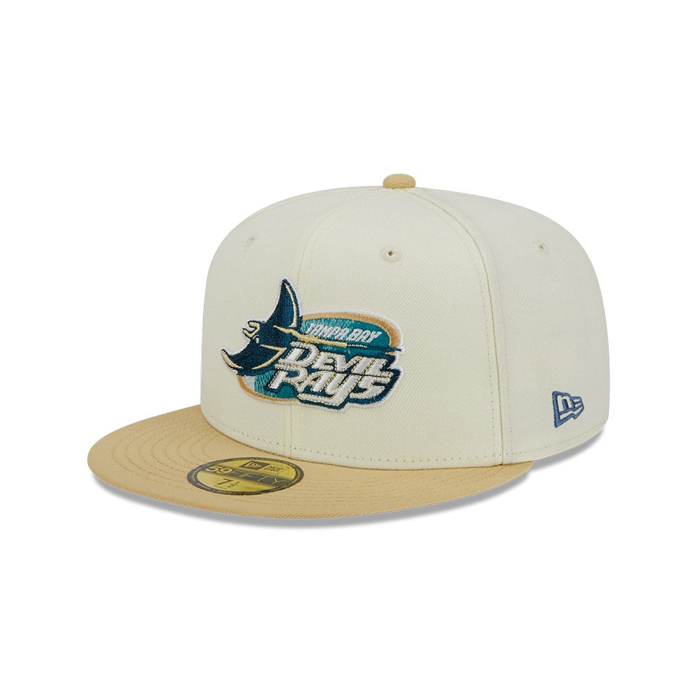 Tampa Bay Devil Rays Fauxback 10th Anniversary Side Patch New Era 59FIFTY 7 3/8