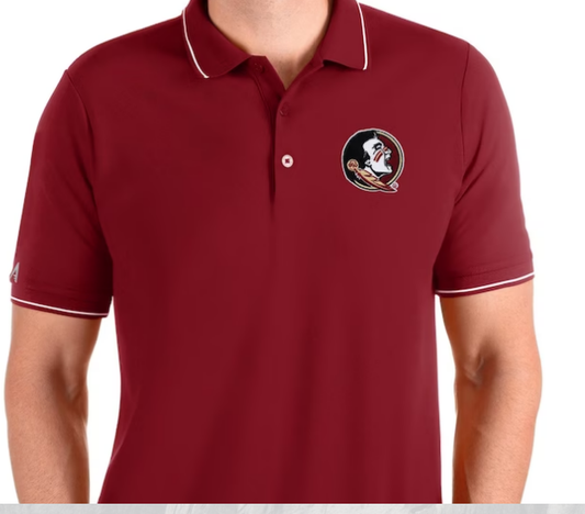 NCAA Florida State  Affluent Polo - Garnet