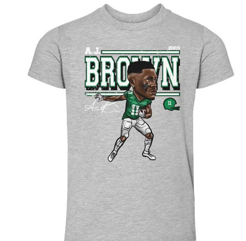 NFL Philadelphia Eagles A.J. Brown Cartoon T-Shirt