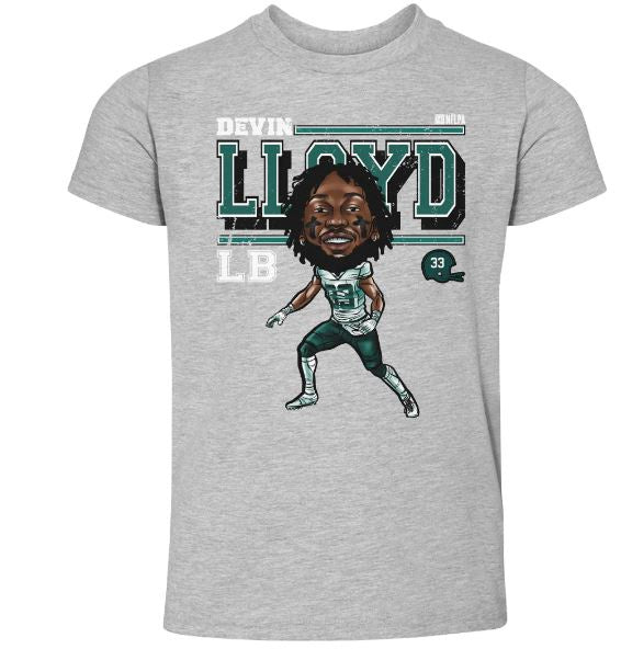 NFL Jacksonville Jaguars Devin Lloyd Jacksonville Cartoon T-Shirt - Gray