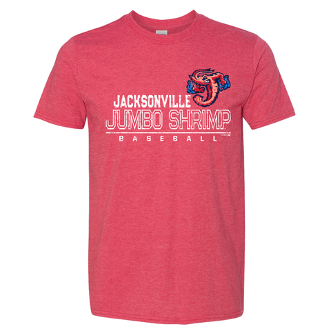 Jacksonville Jumbo Shrimp Red Disparity T-Shirt