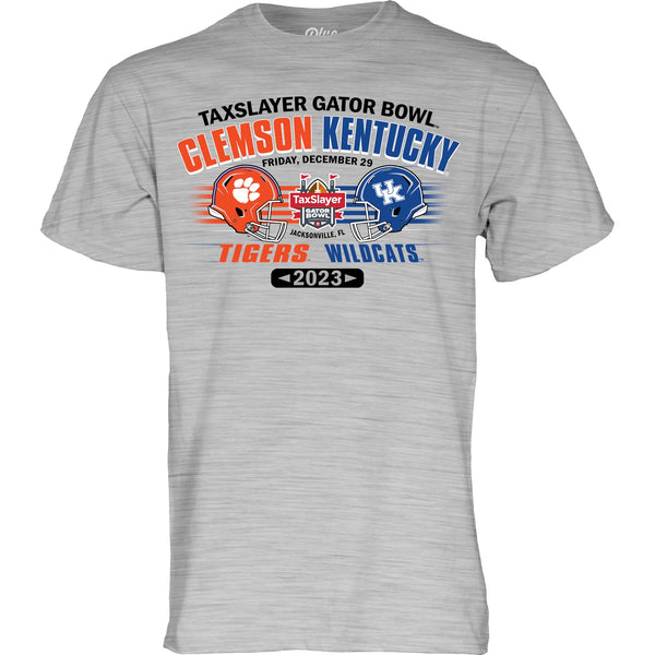 NCAA 2023 Gator Bowl Clemson vs Kentucky Short Sleeve Tee