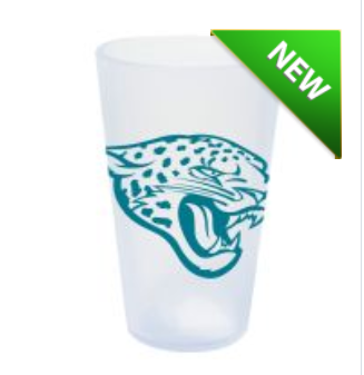 Jacksonville Jaguars Icicle 16oz Silicone Pint Glass