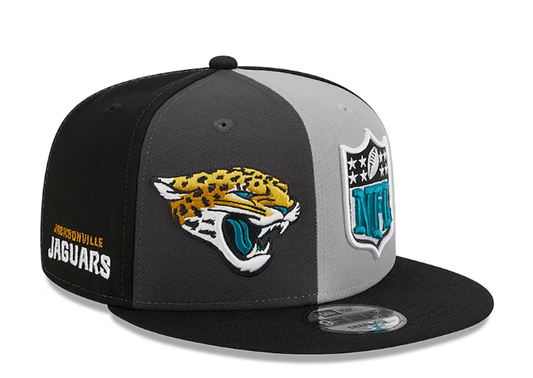 Jacksonville Jaguars New Era 9Fifty Men's Black/Gray 2023 Snapback