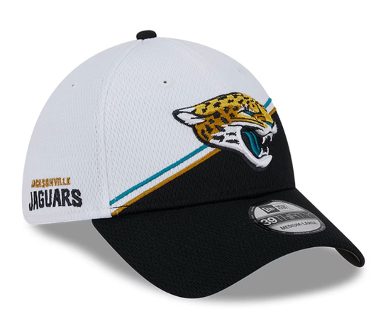 Jacksonville Jaguars New Era 39Thirty Black/White  2023 