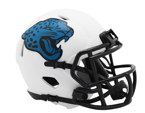 JACKSONVILLE JAGUARS NFL Football Helmet with NIKE BLACK Visor