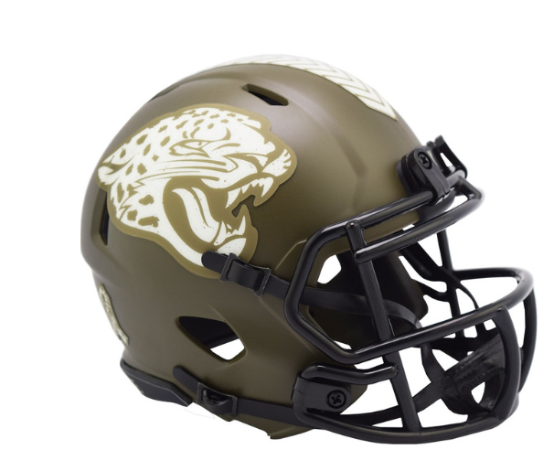 Riddell Jacksonville Jaguars 2023 Salute to Service Mini Helmet