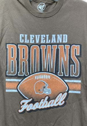 NFL Cleveland Browns '47 Brand Expresso Football tee