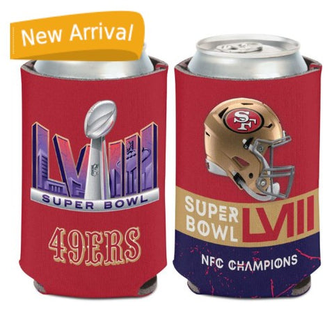 NFC CHAMPIONS SAN FRANCISCO 49ERS CAN COOLER 12 OZ.