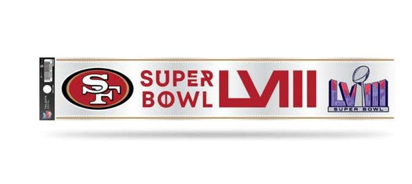 San Francisco 49ers 2024 Super Bowl LVIII 58 Bound Tailgate Sticker