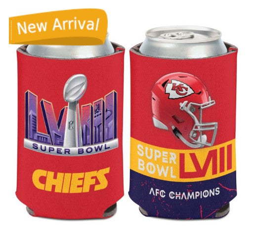 AFC CHAMPIONS KANSAS CITY CHIEFS CAN COOLER 12 OZ.