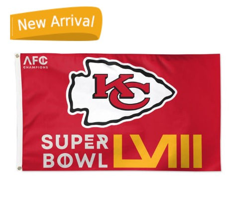AFC Champions Kansas City Chiefs Flag - Deluxe 3' X 5'