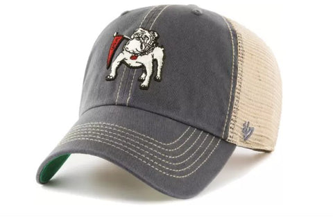 VIEW ALL 2 IMAGES ‘47 Men's Georgia Bulldogs Grey Trawler Clean Up Adjustable Hat