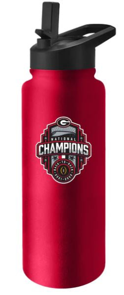 NCAA Georgia 2022 National Champions 34oz Quencher Bottle