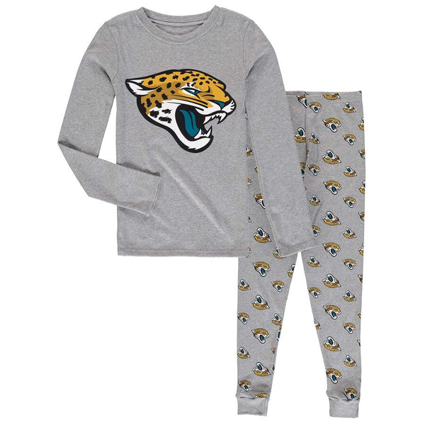 NFL Jacksonville Jaguars Youth Heathered Gray Long Sleeve T-Shirt & Pants Set