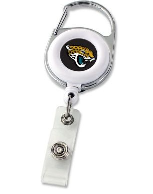 NFL Jacksonville Jaguars Deluxe Clip Badge Reel