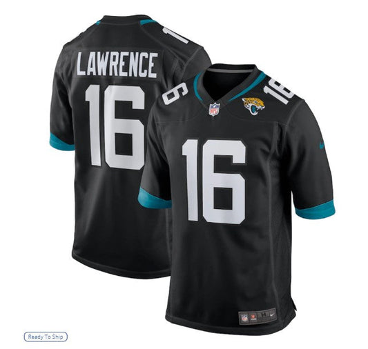 NFL Jacksonville Jaguars Nike Trevor Lawrence Black Game Jersey