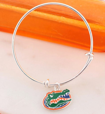 University of Florida Gators Enamel Logo Wire Bracelet