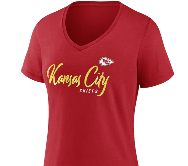 NFL Kansas City Chiefs womens vneck