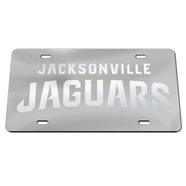 JACKSONVILLE JAGUARS FROSTED ACRYLIC CLASSIC LICENSE PLATES