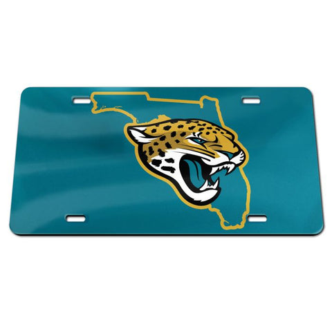 JACKSONVILLE JAGUARS STATE SPECIALTY ACRYLIC LICENSE PLATE
