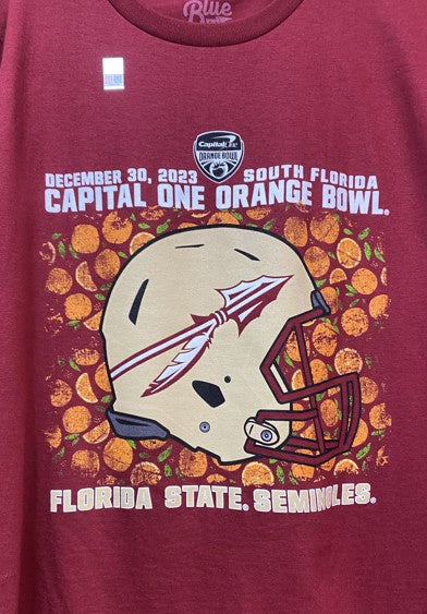 NCAA Florida State 2023 Orange Bowl Short Sleeve Tees