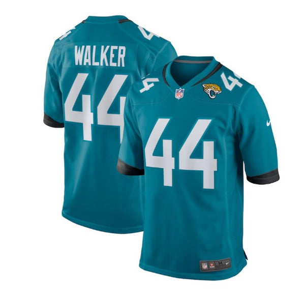 NFL Jacksonville Jaguars  Nike Travon Walker Teal  Game Jersey