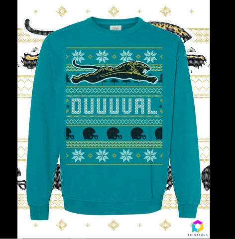 NFL Jacksonville Jaguars "95 Inspired" XMAS Sweater